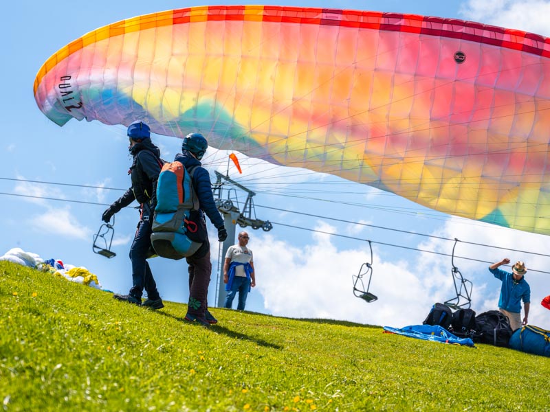 Gutschein, Gleitschirmfliegen, Kaiserwinkl