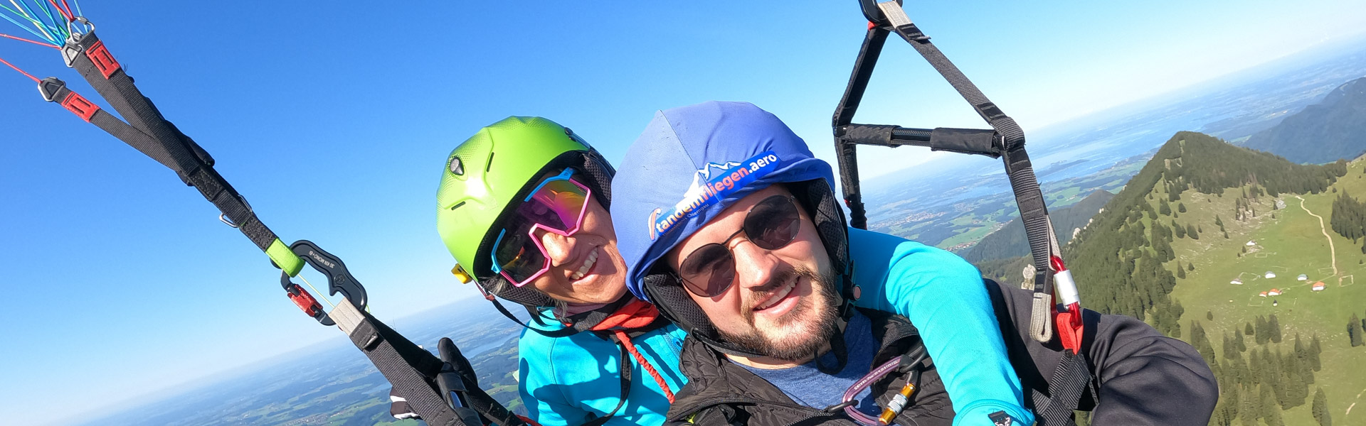 Paragliding, Brauneck, Lenggries, Isartal
