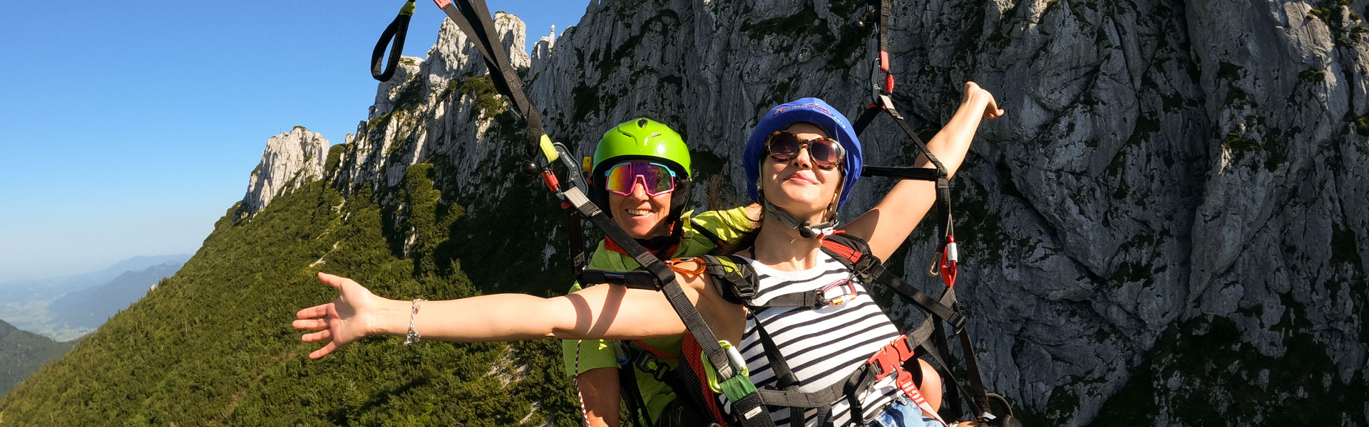 Tandemflug, Kampenwand, Chiemsee, Aschau, Bayern