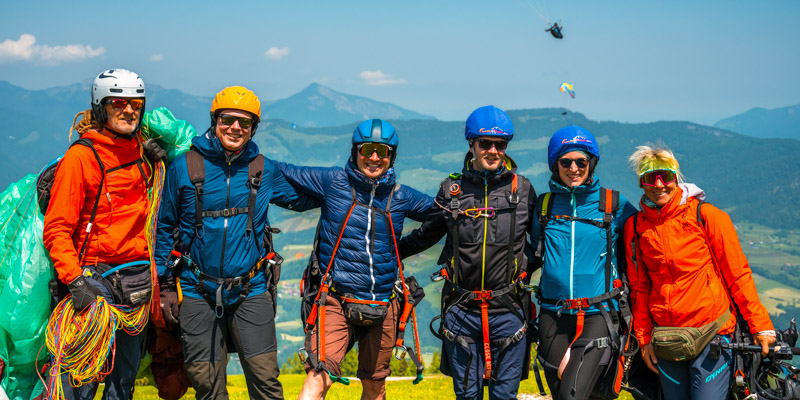 Paragliding, Gruppen, Event, Bayern