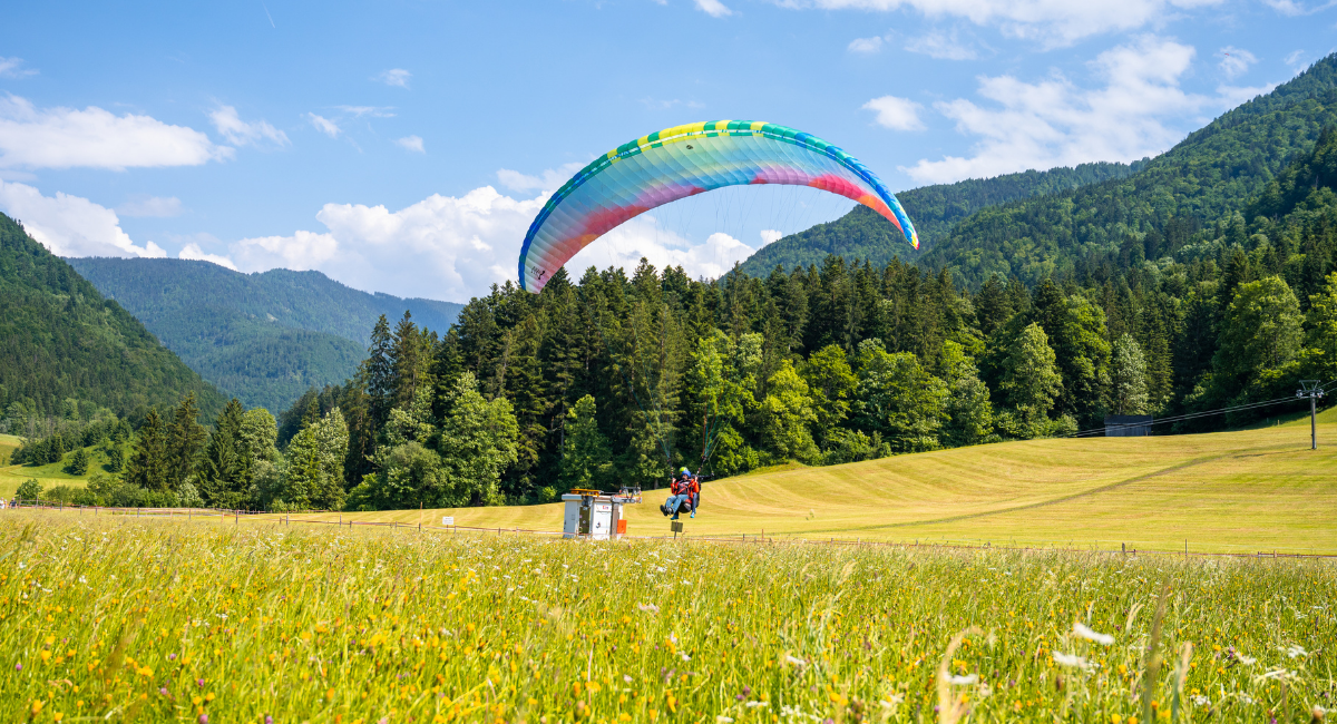 Chiemgau Tirol Gleitschirmflug Frühling Erlebnis Ticket