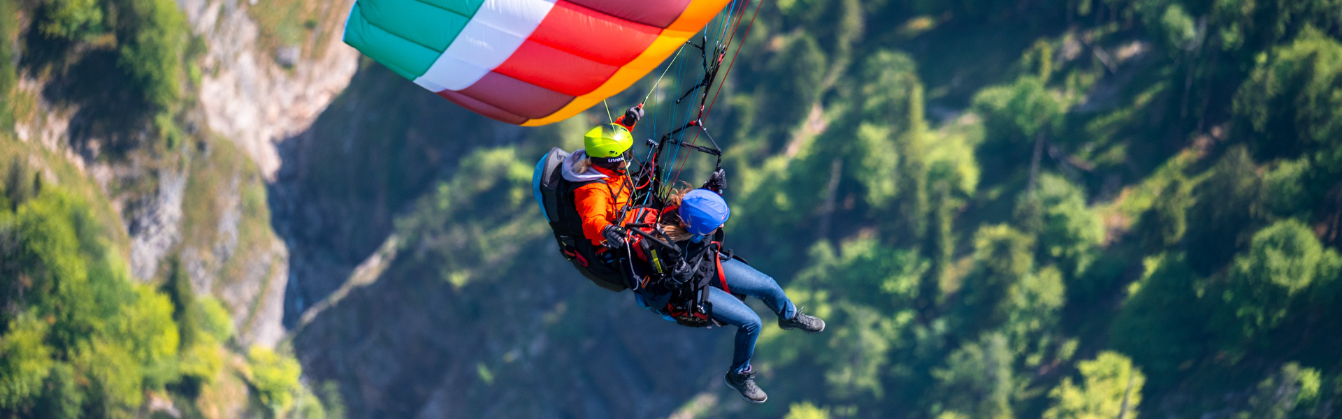 Paragliding, Wendelstein, Tegernsee, Bayern