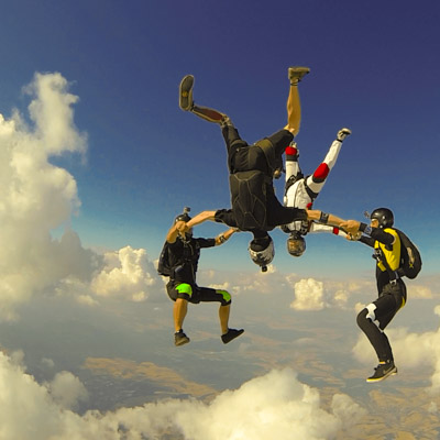 Fallschirmsprung, Paragliding, Chiemsee, Chiemgau