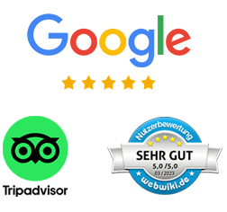 Unsere Kundenbewertungen zum Paragliding und Tandemfliegen in Oberbayern