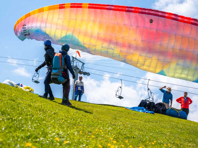 Gleitschirmtandem, Gutschein, Paragleiten