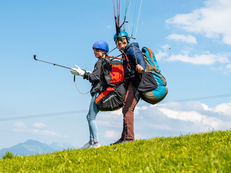 Gleitschirm, Tandemfliegen, Bayern, buchen