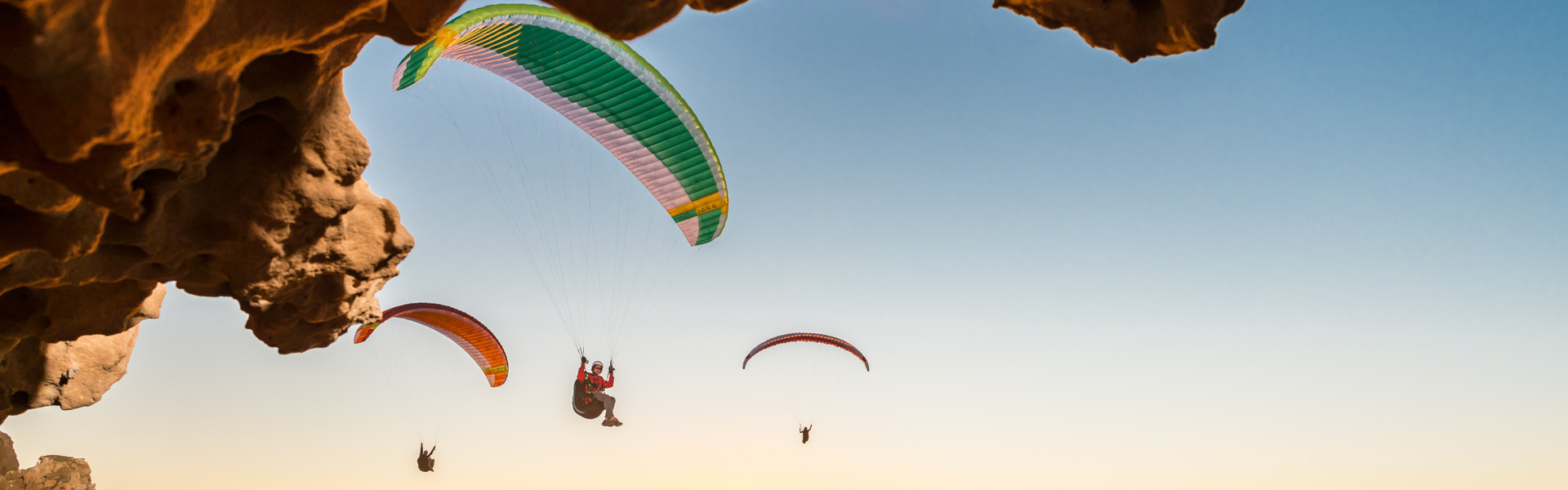 Paragliding, Chiemsee, Gruppe