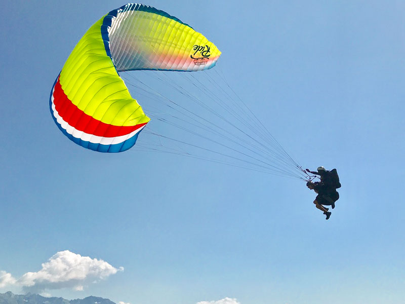 Tandem, Gleitschirmfliegen, Bayern, Bad Tölz