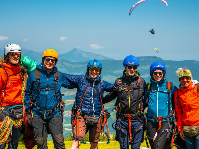 Paragliding, Tandemflug, Gruppenevent