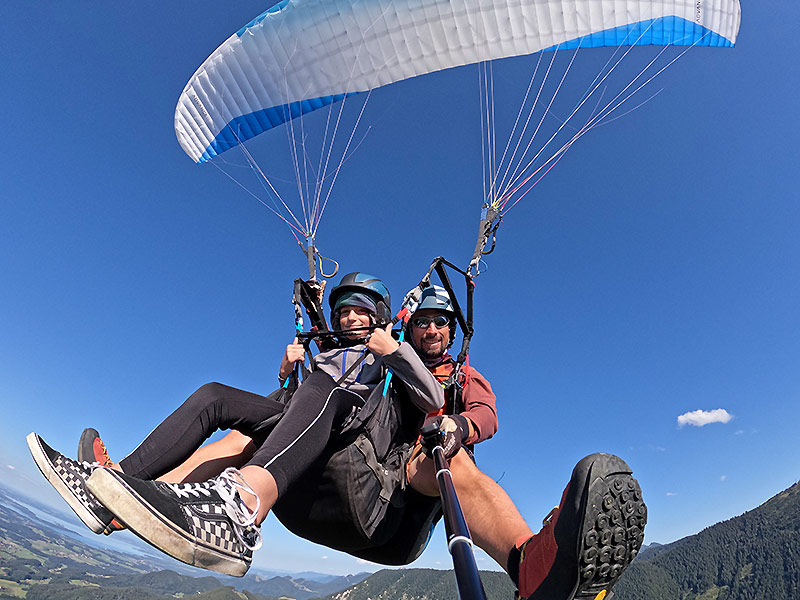 Paragliding Pilot Daniel Filipitsch - Tandemflüge im Chiemgau am Chiemsee 