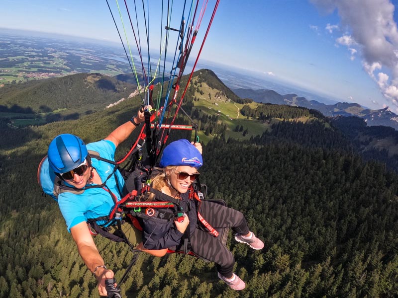 Paragliding, Tandemfliegen, Geschenkgutschein