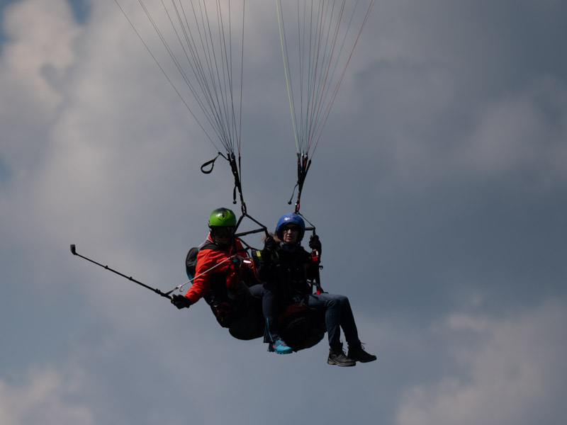 Tandem, Gleitschirmflug, Chiemsee, Chiemgau