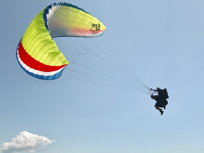 Paragliding, Samerberg, Hochries, Chiemgau
