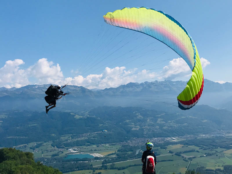 Tandem, Gleitschirmflug, Chiemgau, München