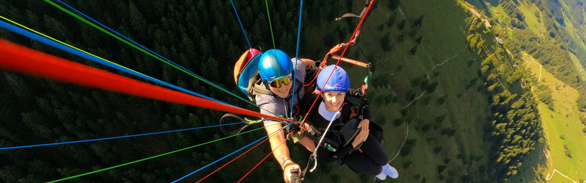 Paragleiten, Geschenk, Pärchen, Flugticket