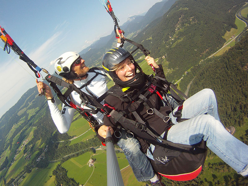 Paragliding Pilot Kurt Vorraber - Tandemflüge im Chiemgau am Chiemsee 