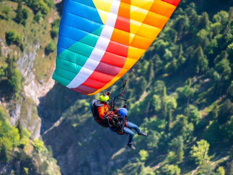 Gleitschirm, Tandemflug, Wendelstein, Bayrischzell