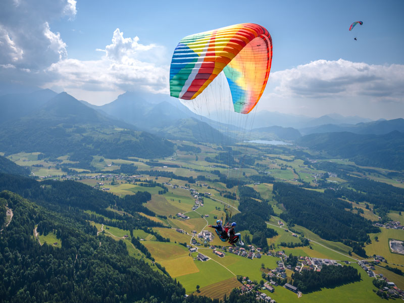 Paragliding, Tandemflug,  Bayern, Ruhpolding
